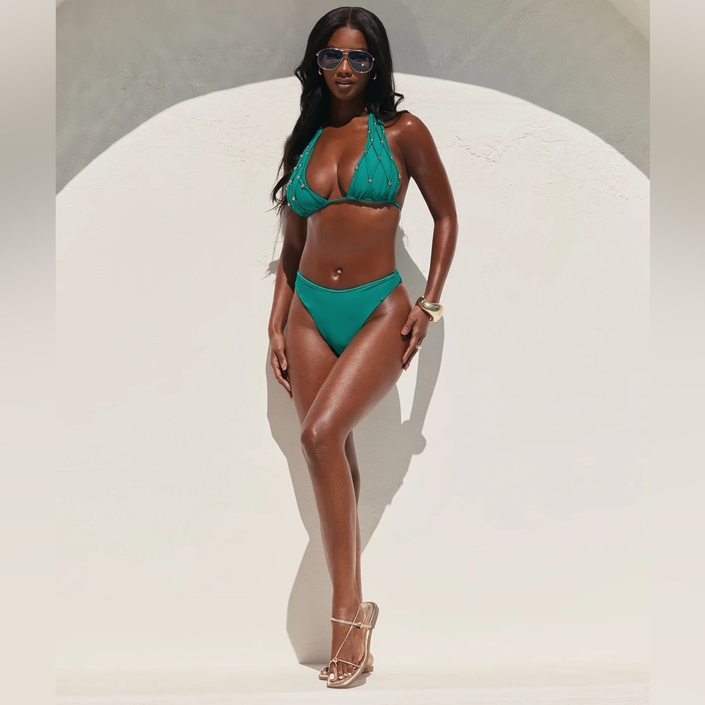 ❥𝖥𝖠𝖲𝖧𝖨𝖮𝖭𝗡𝗢𝗩𝗔: Mayra Beaded Macrame 2 Piece Bikini - Picture 2 of 8